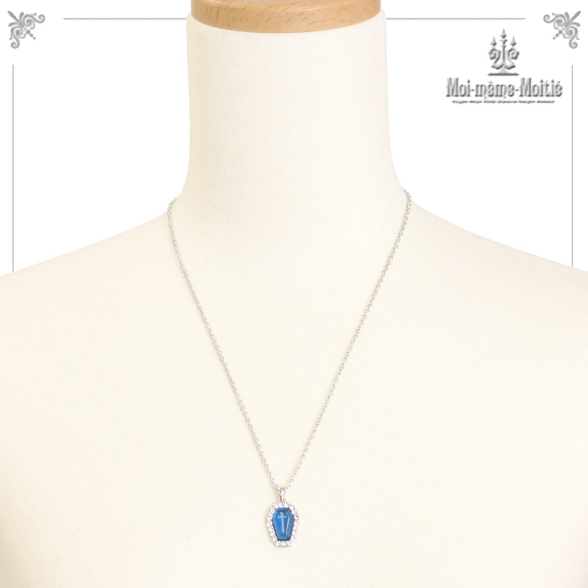 タグ付☆ビーズ棺ネックレス(真鍮)Moitieモワティエ 棺ビーズリング