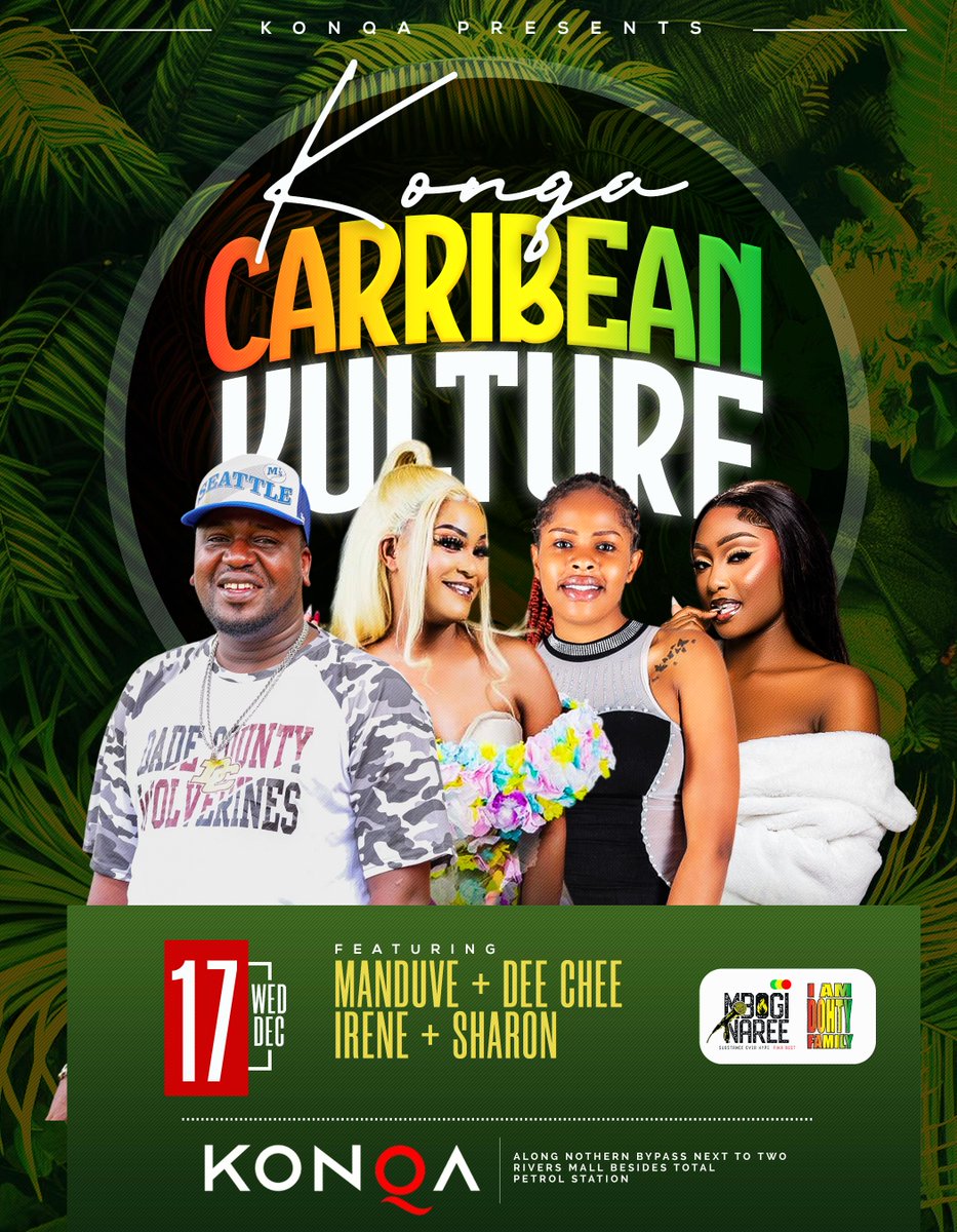 Konqa254's tweet photo. Ready for another Konqa type of week?
Get ready for the Old School vibes on Tuesday with Nesh K and Nikky Spin.
A Caribbean Kulture kind of Wednesday featuring Dohty Family and @MbogiNareeEnt  on the ones and twos. 
Throwback Thursdays couldn't get any better. With @thadaqchild  and Dj Andre Addiction taking over. 
You just have to be there. 
#konqa254
#konqaisalifestyle
#partiesatkonqa