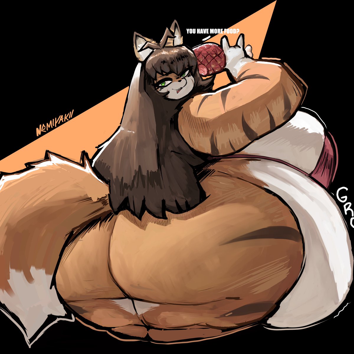 CatKey01292000's tweet image. 越吃越肥💖

Artist:@nemiyakii