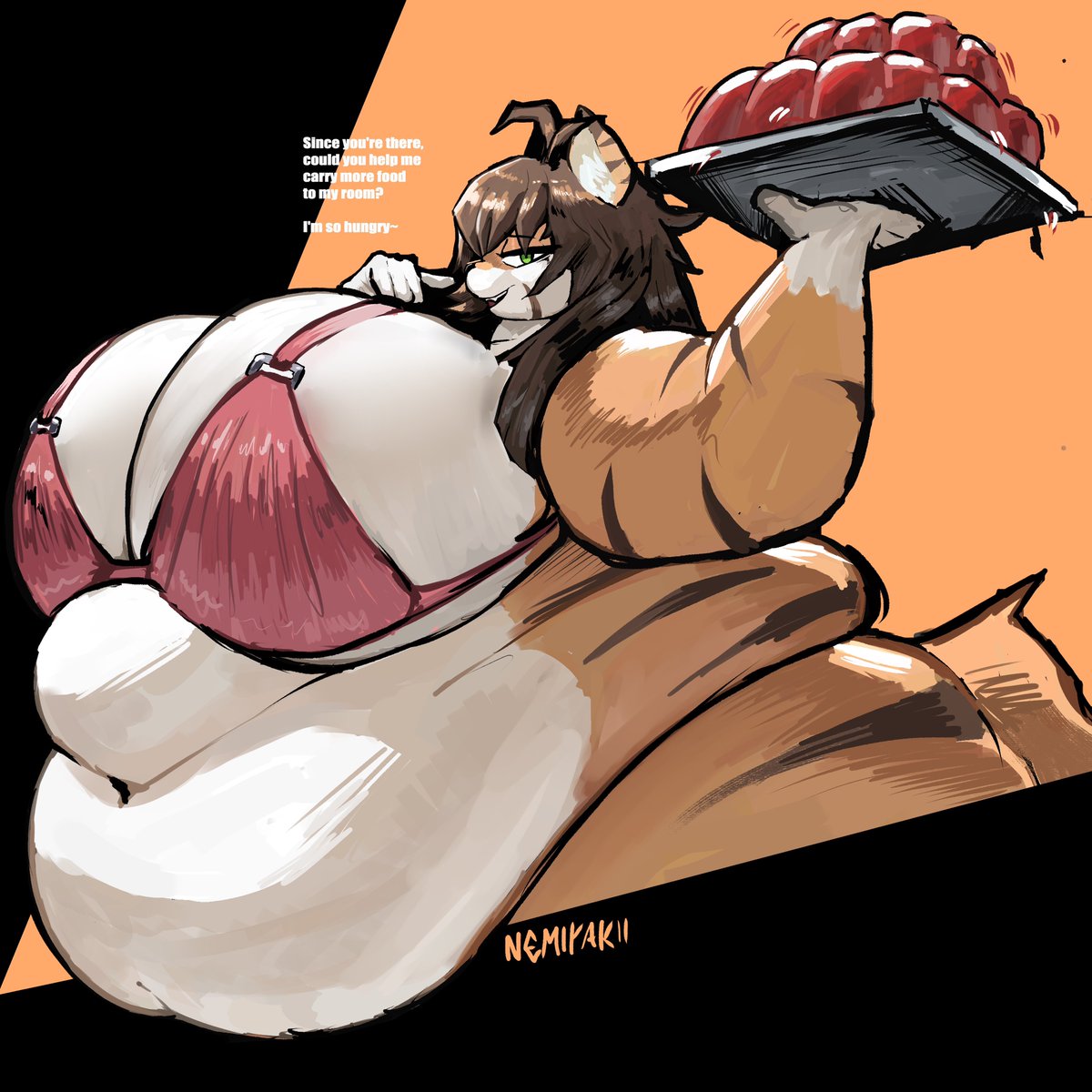 CatKey01292000's tweet image. 越吃越肥💖

Artist:@nemiyakii