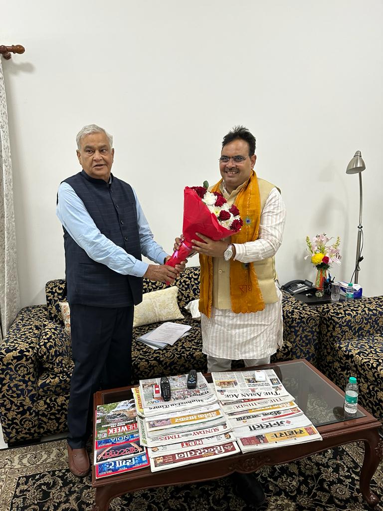 प्रदेश के मुख्यमंत्री श्री <a href="/BhajanlalBjp/">Bhajanlal Sharma</a> जी को जन्मदिन की हार्दिक बधाई एवं शुभकामनाएं।   
                                                                              ईश्वर से आपके उत्तम स्वास्थ्य, दीर्घायु एवं मंगलमय जीवन की कामना करता हूँ।

#HBD_BhajanlalJi