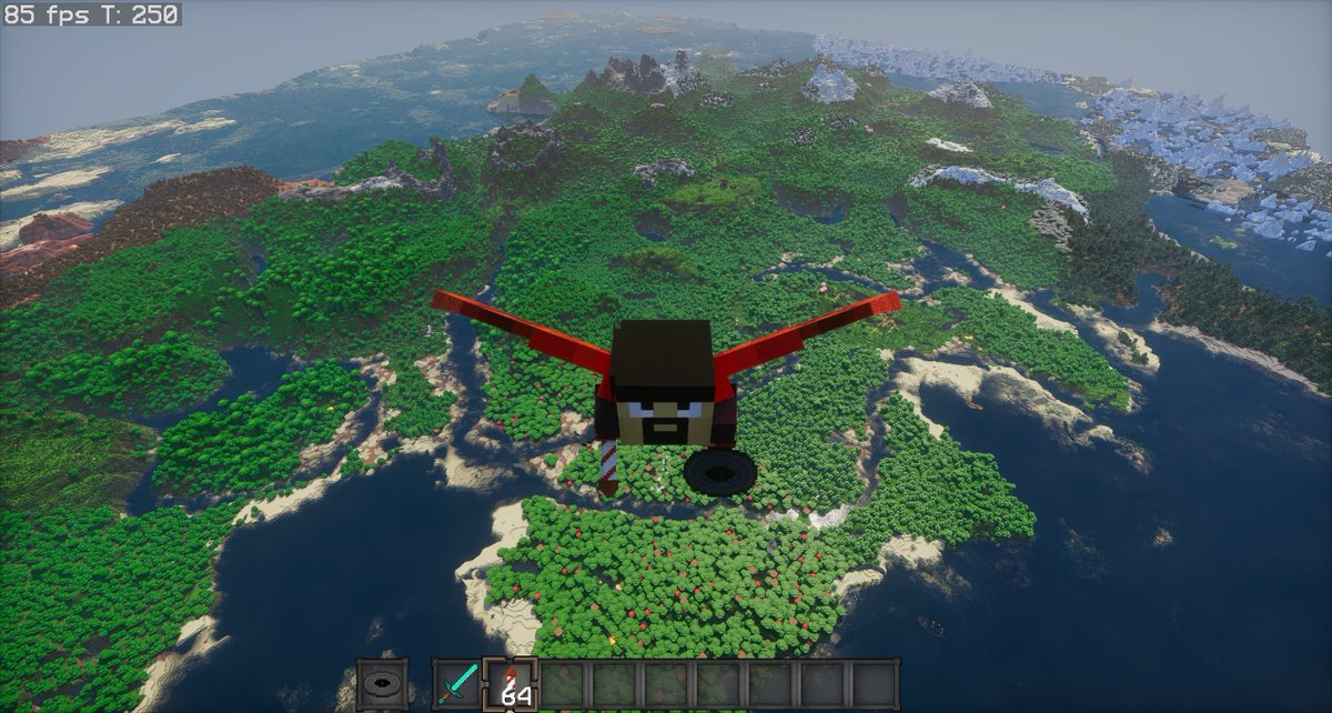 AntVenom's tweet image. you need to download the voxy mod right now

(3000m render distance w/ shaders @ 85fps btw)