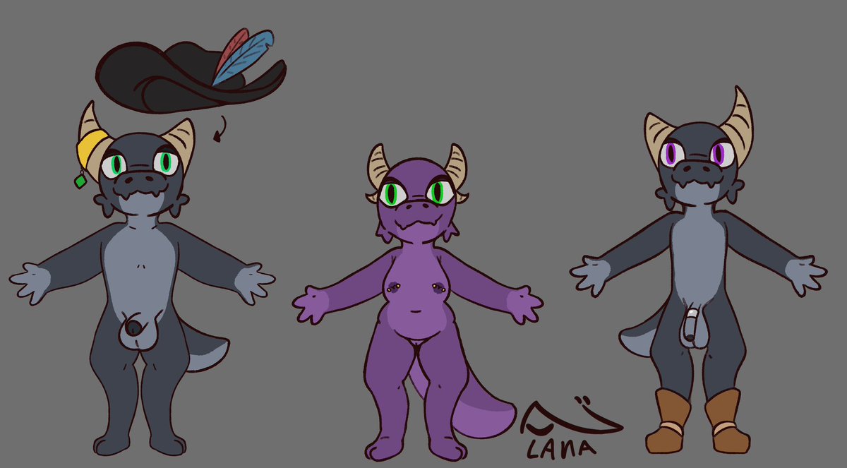 (( okay so i have this trio of kobolds meant to be rped all at once because they stack up and put on a trench coat 

But. I don’t have names for them yet