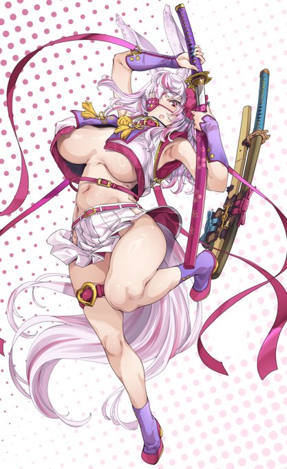 「うさます画房斎・雅(みやび)」⛩️
元の衣装をシンプルにしたり、足らない所を補完して全体的にリフレッシュした長侍・新(あらた)! 