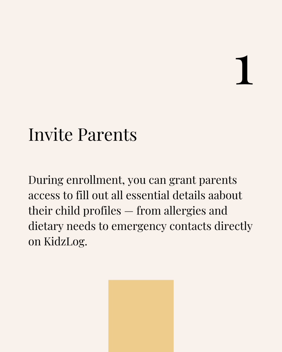 kidzlog's tweet photo. Tired of filling out every enrollment form yourself?
With KidzLog, parents can complete their child’s profile online from health info to emergency contacts while you stay in control of what gets updated.

Start your free trial at https://t.co/o33NkpAVTT. https://t.co/2i6tnLAQEW