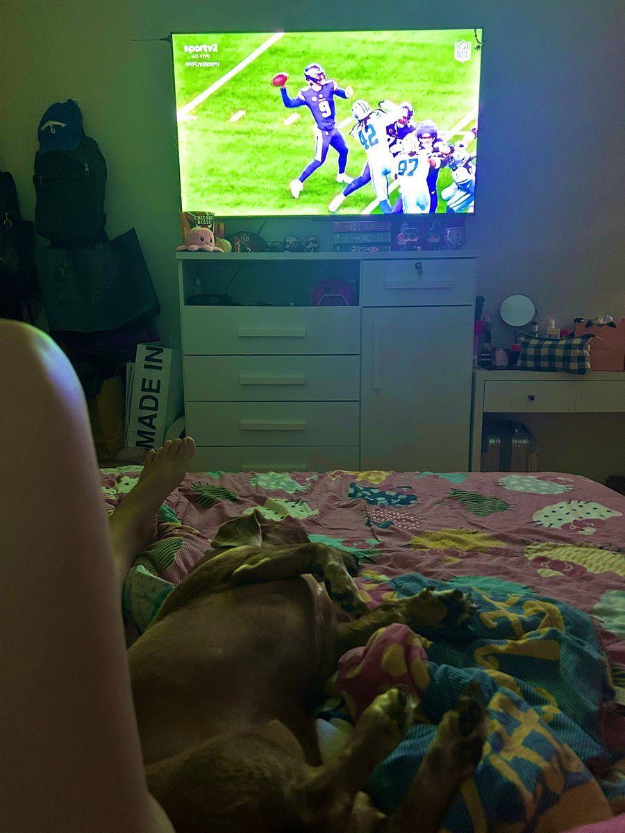 RaphadePinho5's tweet photo. Eu e o neném aproveitando o restinho do domingo do jeito que a gnt gosta! 

#SNF #NFLnoSportv https://t.co/m7Qp9UJiyR