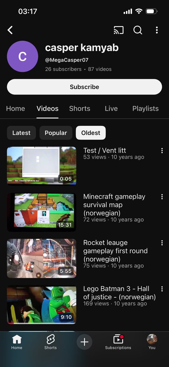 10 years since i was the king of YouTube….