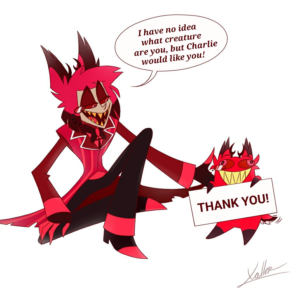 julia_fox12's tweet photo. All the charity Alastor cats were SOLD OUT! The last Alastor cat was sold for 3,14 dollars, and the proceeds, like the previous sales, went to the "Nika" Foundation for Homeless Animals! 
#CursedCatAlastor #HazbinHotelAlastor #AlastorHazbinHotel #Alastor #HazbinHotel https://t.co/Opys3zPSp3