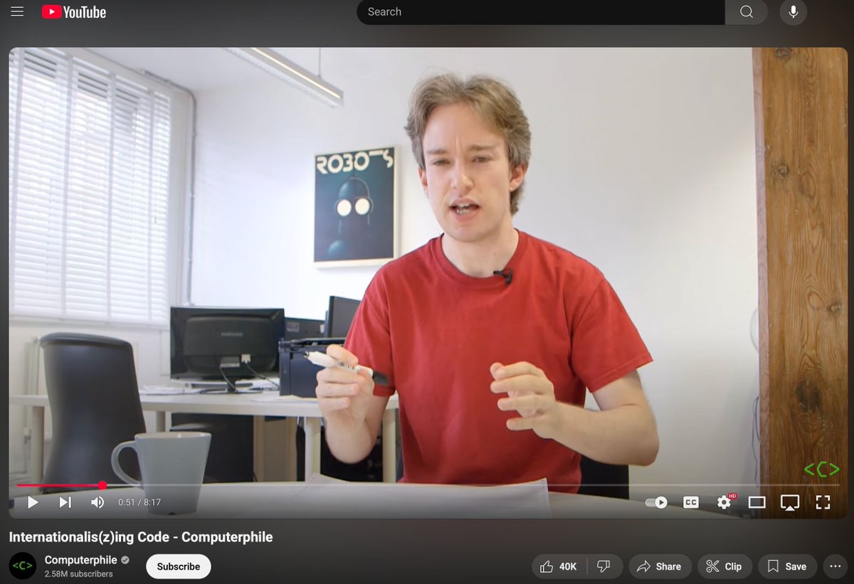 11 years ago, Tom Scott published this video on internationalization struggles. 

And it's still relevant!

When we talk about internationalization, or i18n, we usually think about translations and code libraries.

But the real challenge starts much earlier… in design.

Every UI