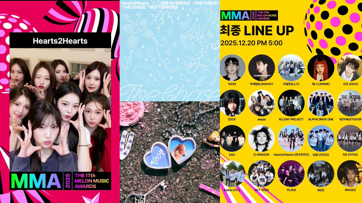 SPOILER FOR H2H'S STAGE AT MMA 2025: #Hearts2Hearts will present a