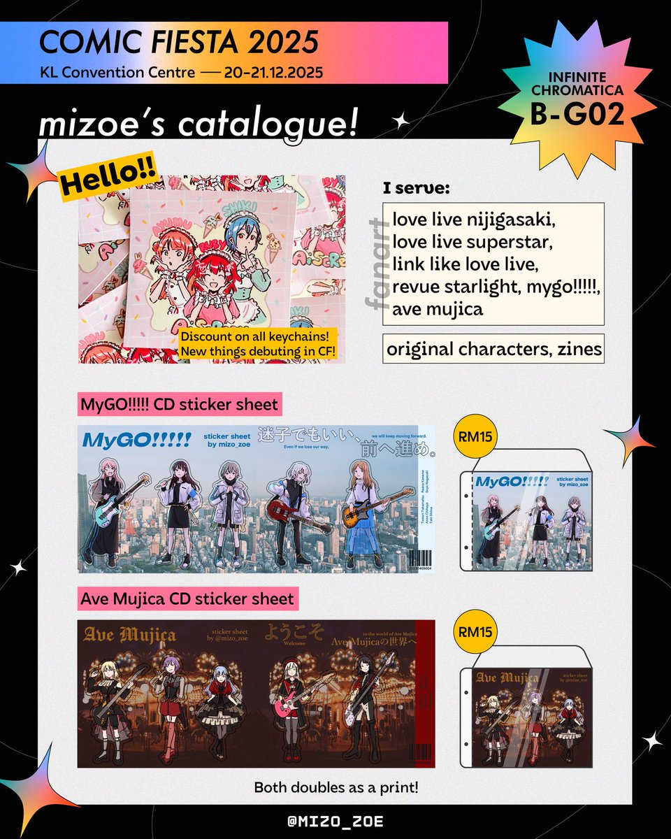 Here's my catalogue for #comicfiesta2025 ! If you'd like to