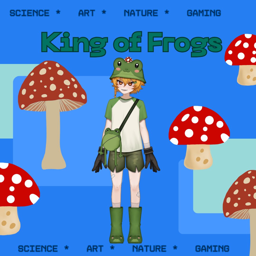 SchamehornA's tweet image. Frogtuber Jumpscare 

My name is NorthernKingofFrogs, and I'm a biologist, sometimes 

#Vtuber #TwitchStreamer #Frogcore