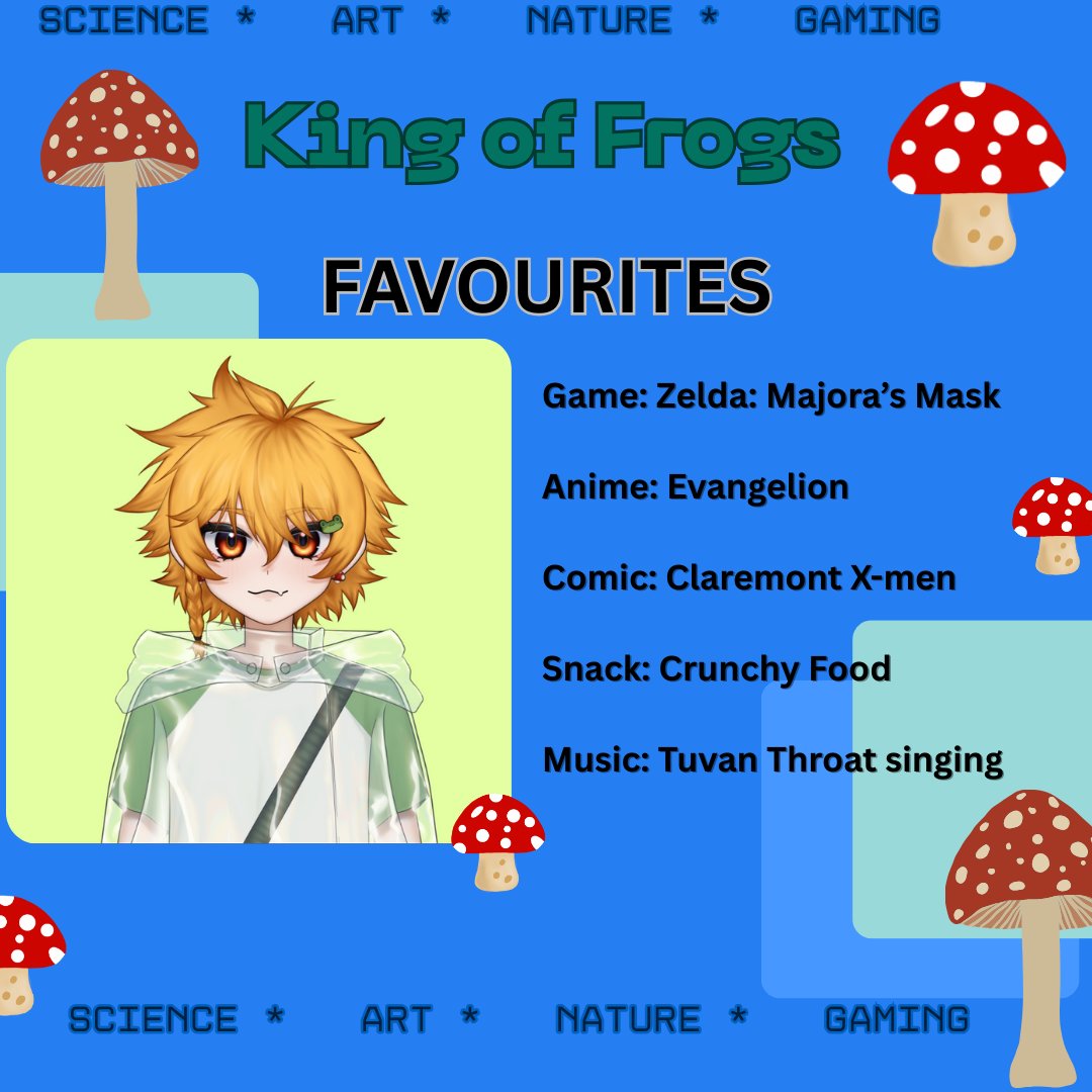 SchamehornA's tweet image. Frogtuber Jumpscare 

My name is NorthernKingofFrogs, and I'm a biologist, sometimes 

#Vtuber #TwitchStreamer #Frogcore