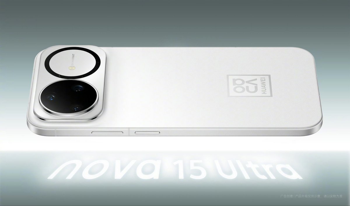 TECHINFOSOCIALS's tweet image. Huawei Nova 15 Ultra in Green, Purple, White &amp;amp; Black.

Did you like the brand new Look?