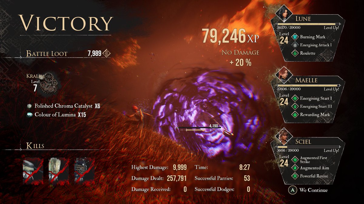 AcceptThyFate's tweet photo. https://t.co/lORFQyyMtR  replaying the game for like the seventh time (hitless run) and finally beat the chromatic nevrons at yellow harvest. they only have two attack patterns but even tho, the early game damage was lacking so much and roulette wasn't helping at all. https://t.co/vsSXwl0ydv
