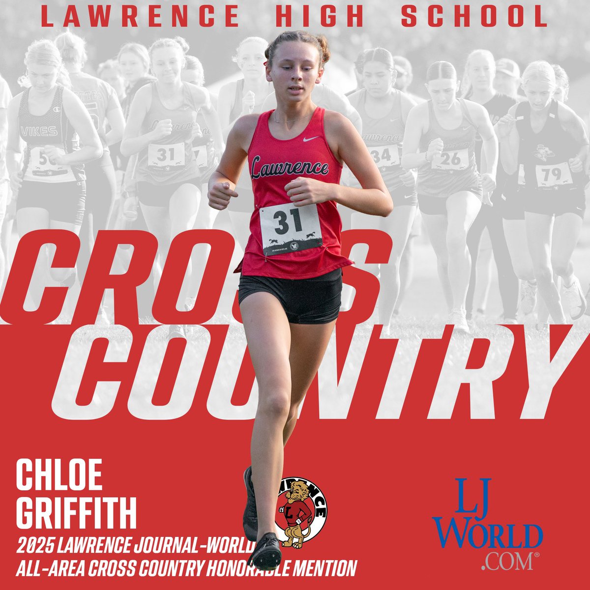 Lawrence High XC tweet media