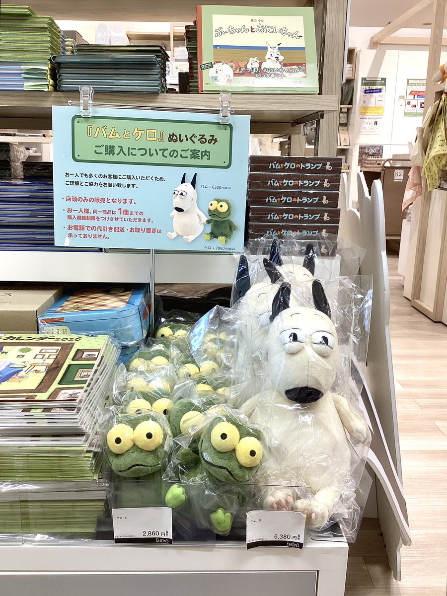 再入荷✨『#バムとケロ』のケロぬいぐるみS 大変お待たせしました