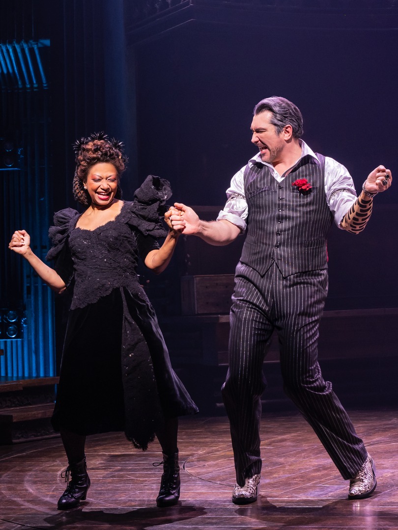 hadestown's tweet image. Rebecca Naomi Jones stepped out as Persephone one final time tonight, the season turning with her.