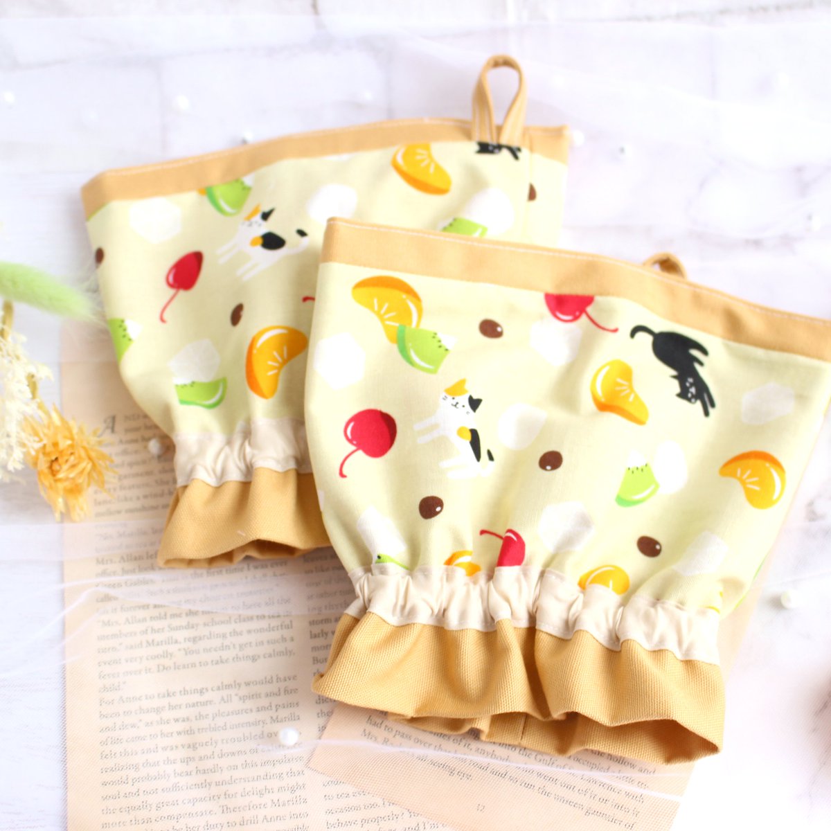 おはようございます♪ 家用にいくつもアームカバー作ってます♡ 販売用