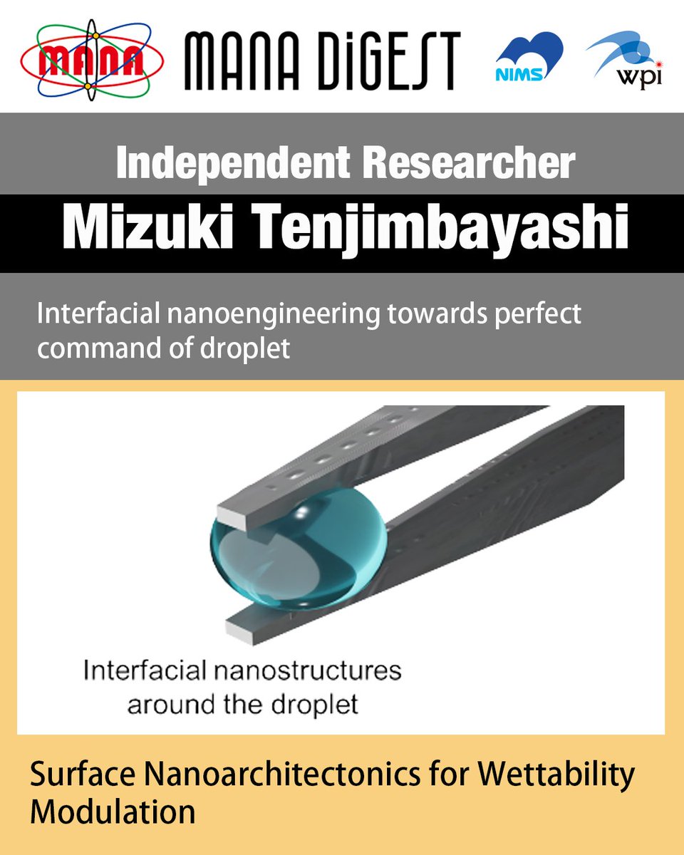 ナノアーキテクトニクス材料研究センター（MANA） (@wpi_mana) / Posts / X
