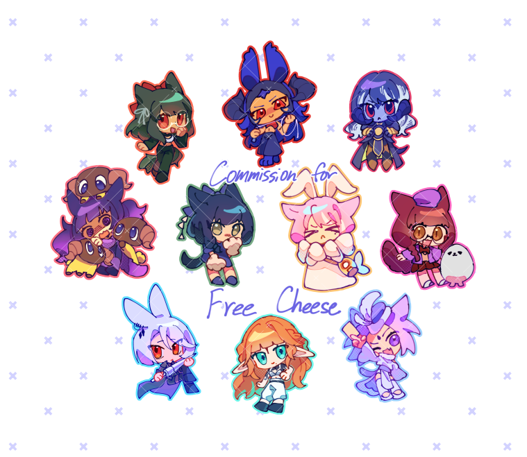 aniypy's tweet image. Chibis for oomf's static, thank you for the support!