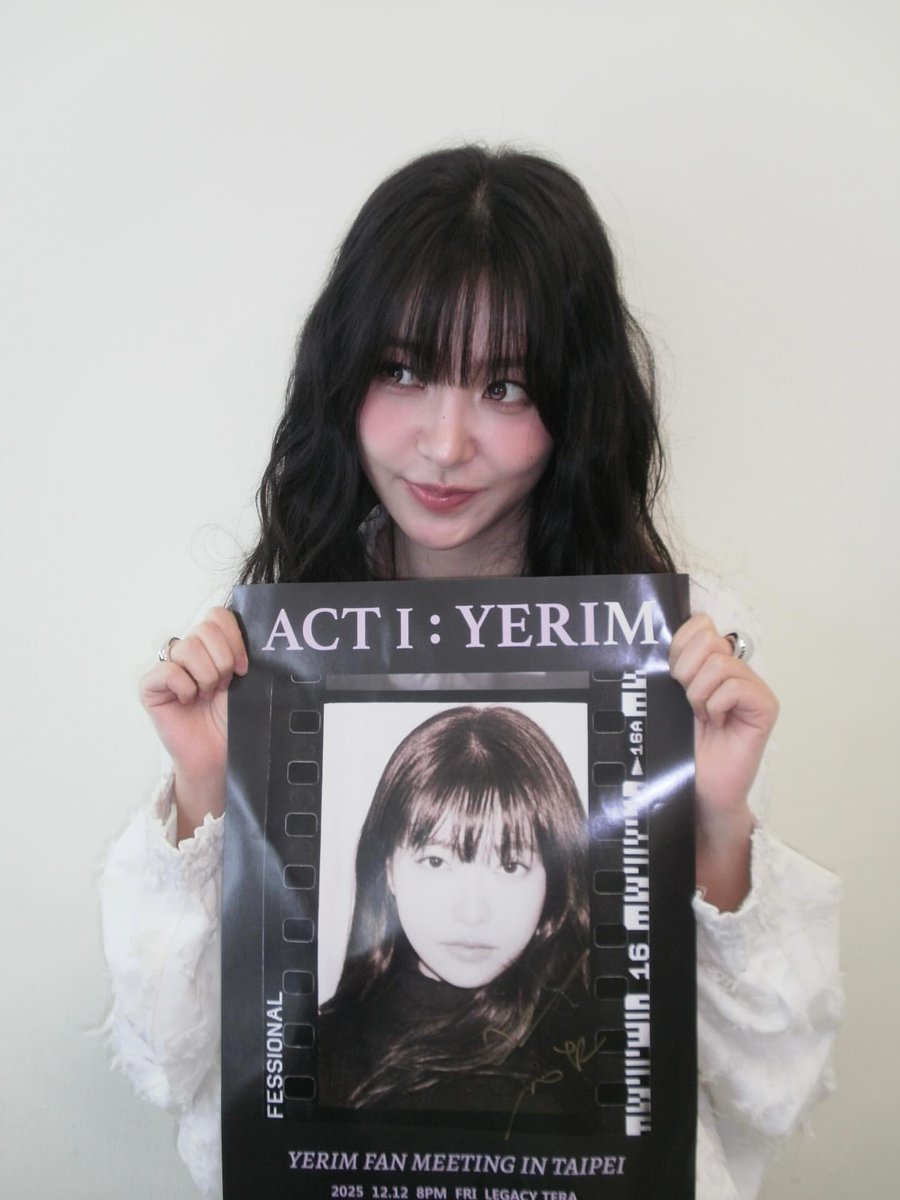 yeristgrm's tweet photo. [INSTAGRAM POST] - 20P

<ACT 1: YERIM> in Taipei 🤍 你們是我最長久深愛的朋友.
https://t.co/bLcuGdlFQw

@RVsmtown #RedVelvet #레드벨벳 #Yeri #예리  
251215 · 14:07:22 KST https://t.co/n9k33SoRvP