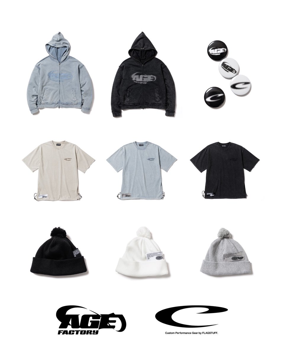GOODS INFO】 Age Factory x CPG Live Collaboration Items オンライン