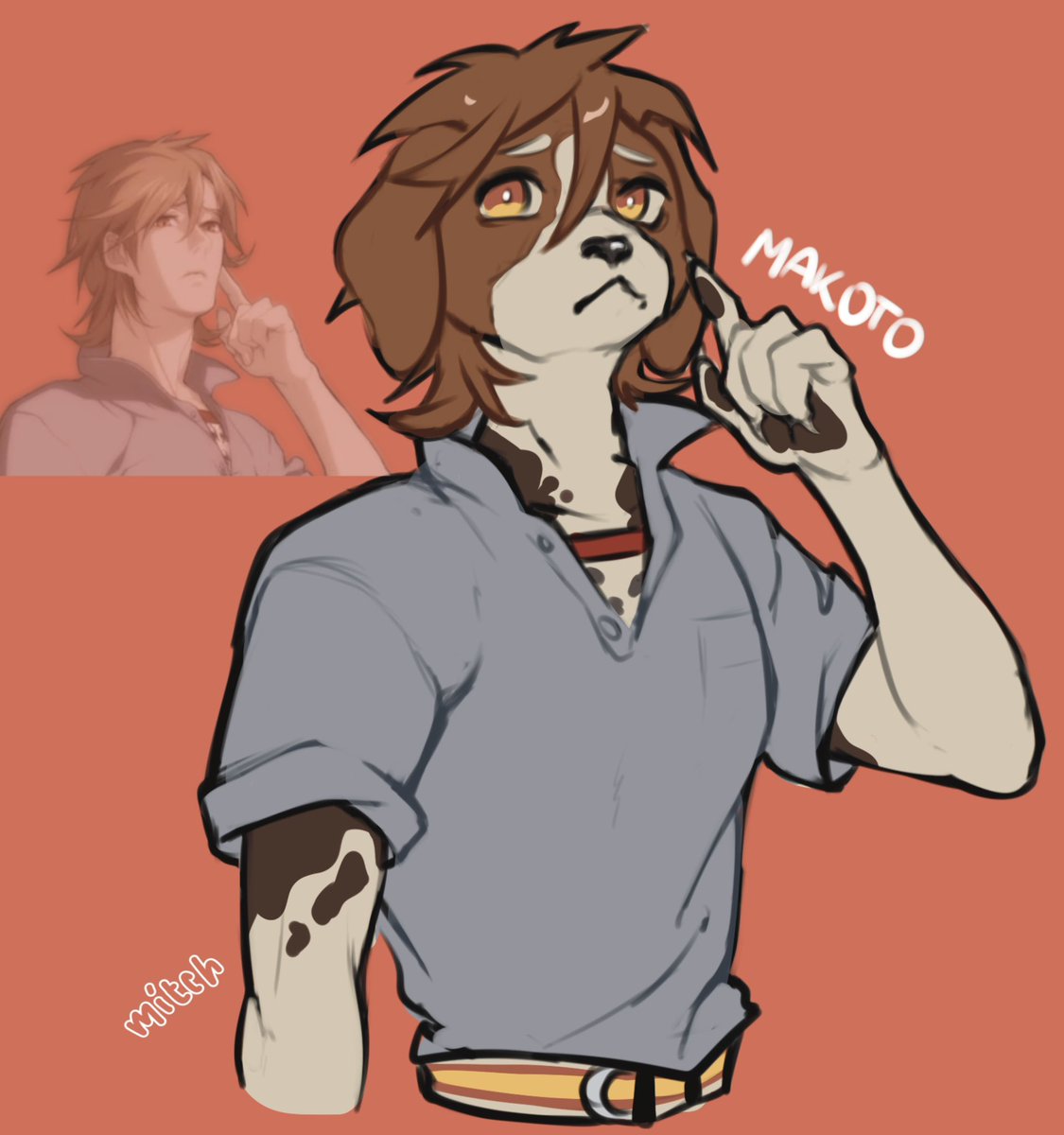 xmitchx_'s tweet image. I made Bardo and Makoto Mita furries (im new at this)
#sweetpool #スウィートプール #lamento