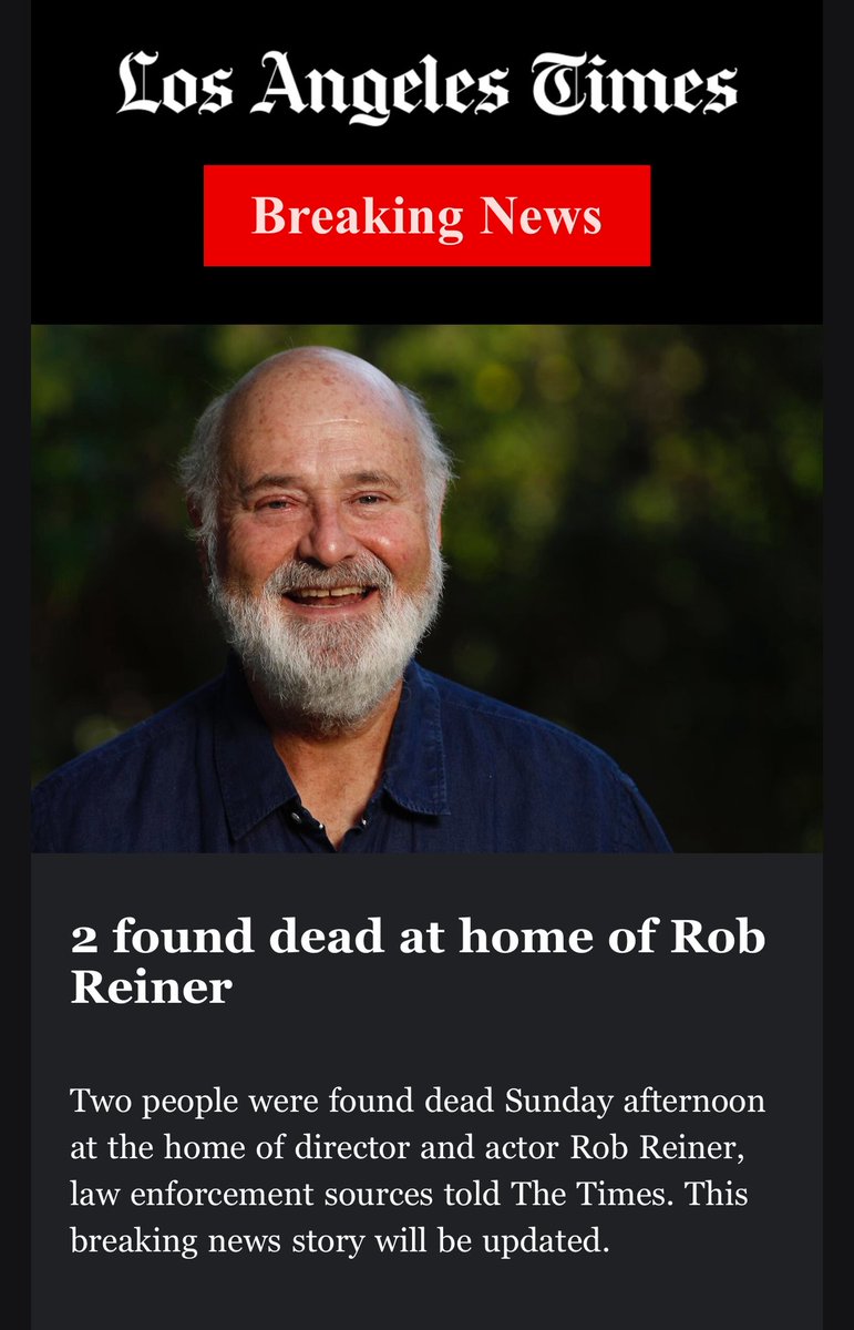 Cómo van a matar a Rob Reiner, hijos de puta.