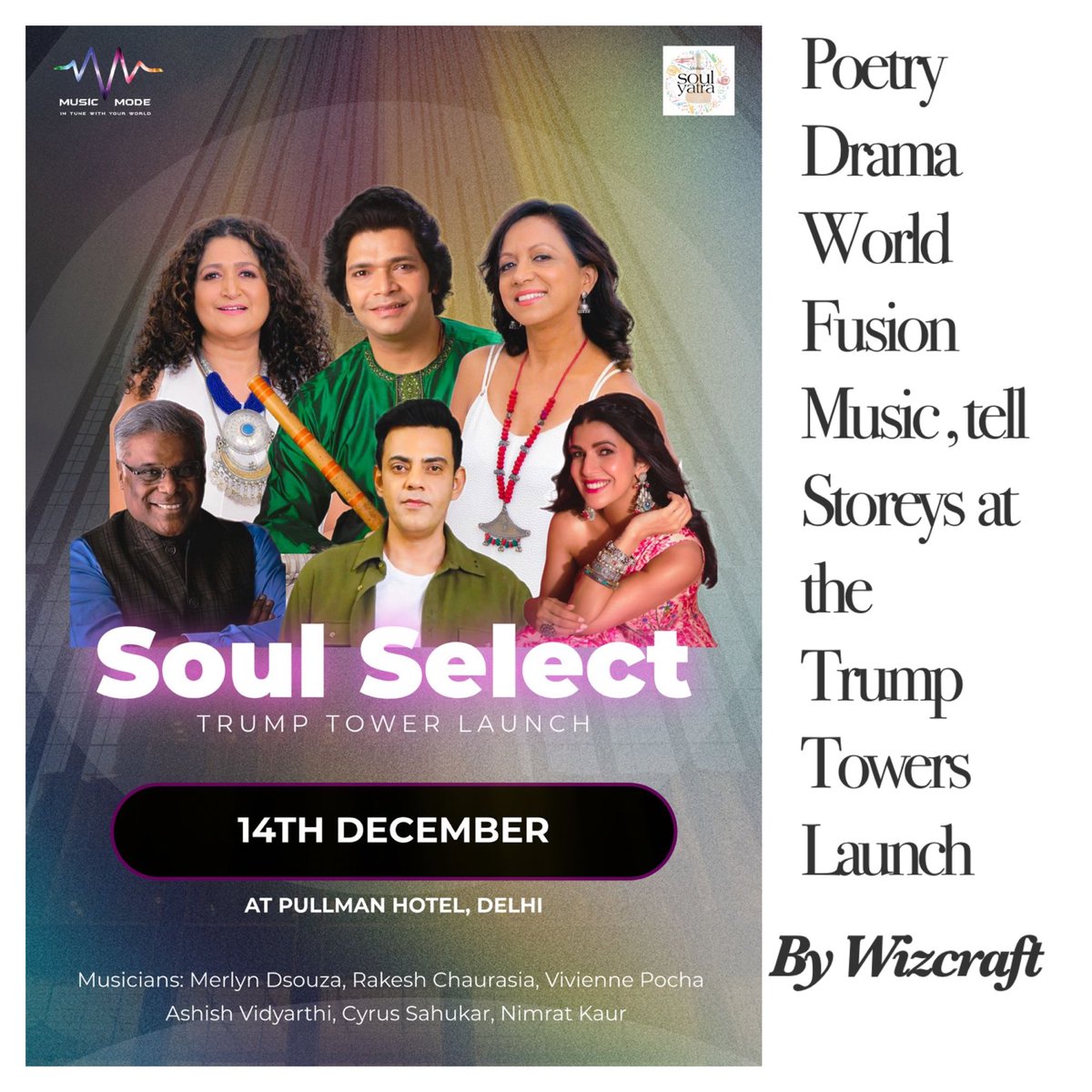 When Words &amp; Music underscore the Power &amp; Privilege of ...a Legacy 
with Blues Jazz Hindustani 

 Nimrat Kaur,Ashish Vidyarthi, Cyrus Sahukar , Rakesh Chaurasia Vivienne Pocha Merlin Dsouza 
<a href="/ShelarAshish/">Adv. Ashish Shelar - ॲड. आशिष शेलार</a> 
<a href="/anandmahindra/">anand mahindra</a> 
<a href="/trumptowers/">Public forum</a>