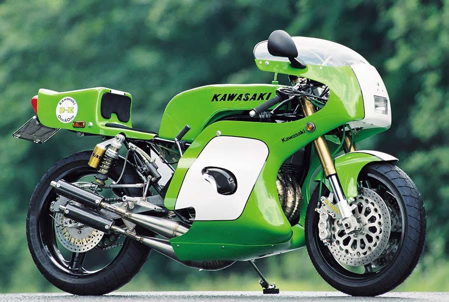 dada04mach's tweet photo. 大好きだった
マッハ専門ショップ
ワン&amp;ワンインベストメントのカスタム
コレはH2Rイメージの750SS https://t.co/uTxHWhu0d8