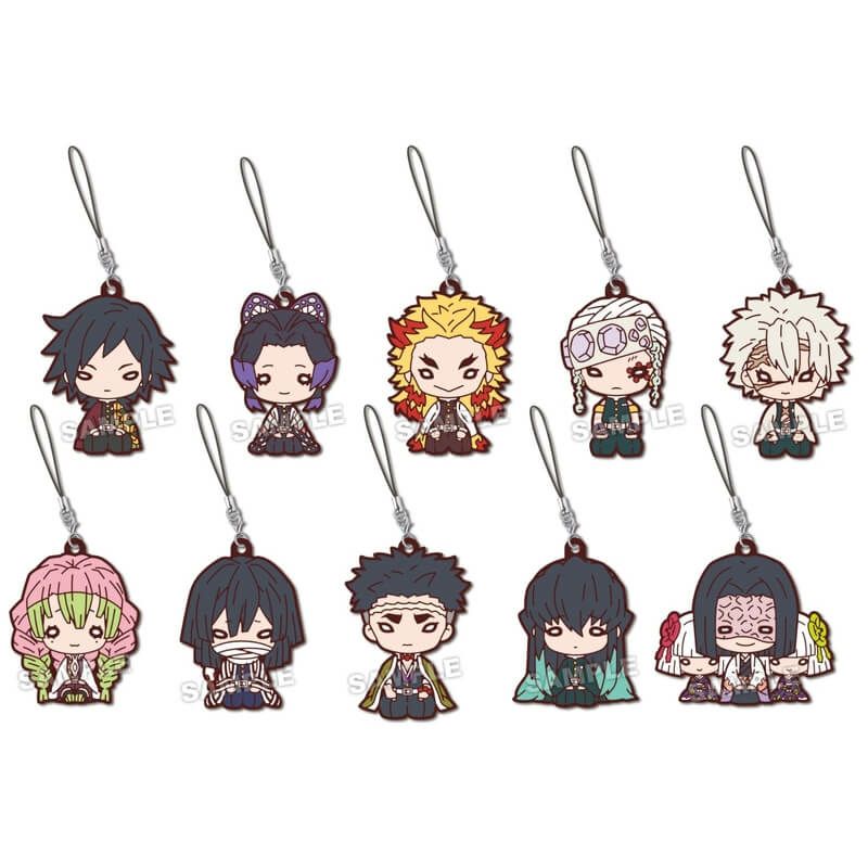 🧸絶賛販売中🧸 にとたん 鬼滅の刃 ラバーマスコット Vol.5 10個入り