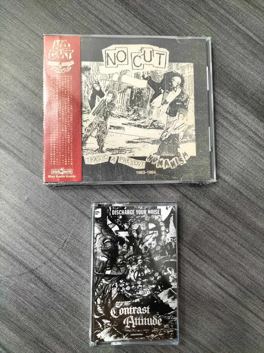 Out now on Black Konflik Records 🔥 

BKR260: NO CUT - Humanism/ Tragic A Present 1983-1984 CD 

BKR262: CONTRAST ATTITUDE - Discharge Your Noise Cassette 

Info:  blacxkonflik.storenvy.com
