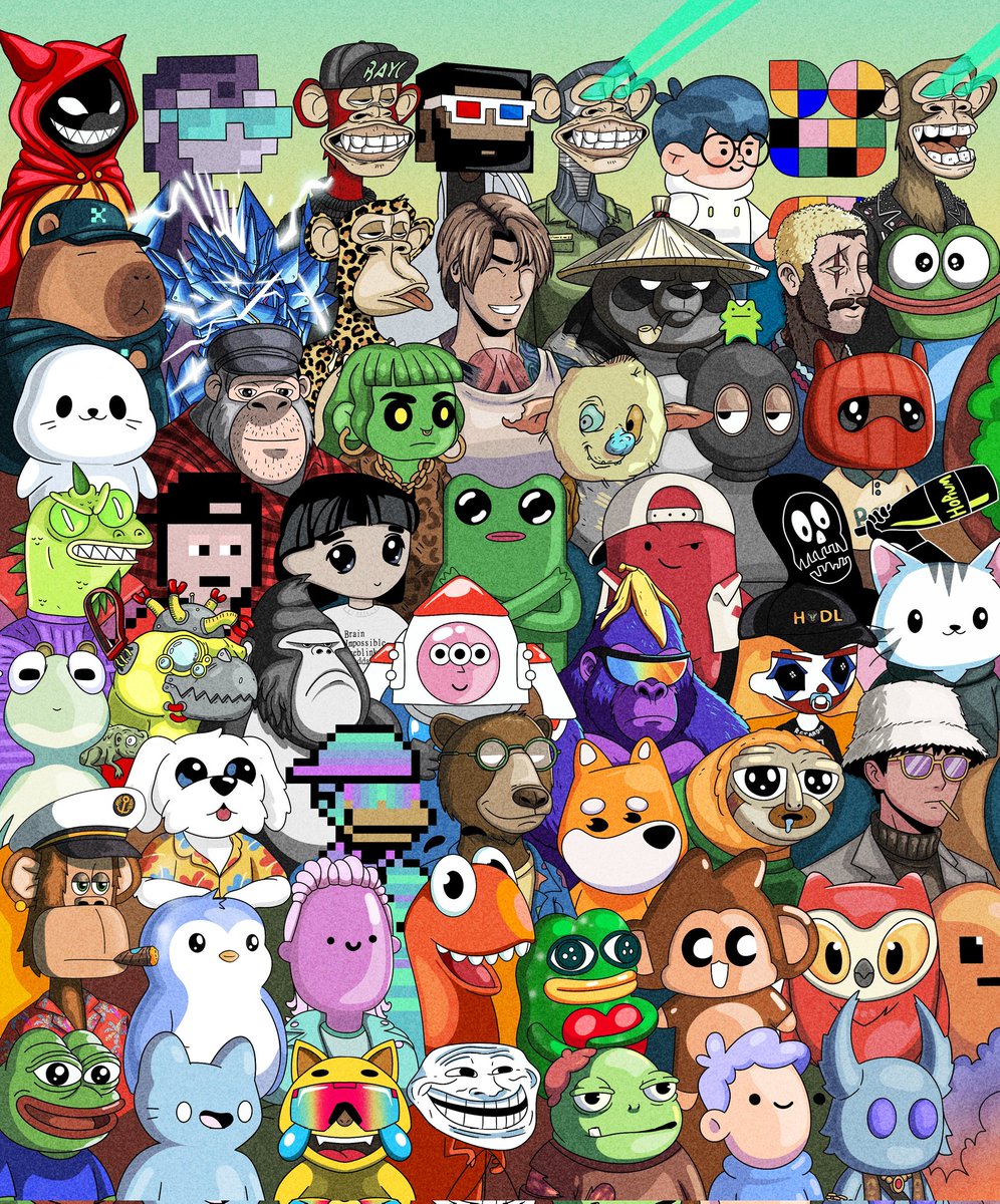I want bored apes to win
I want pudgy penguins to win
I want good vibes club to win 
I want quirkies to win 
I want chimpers to win
I want moonbirds to win
I want punks to win
I want doodles to win
I want fwogs to win

You get it.

If you are still here, I am rooting for you. 🤙