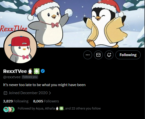 iHadex69's tweet photo. My bro just hit 8k. Dammm! Congrats, legend! 🔥
🔥🔥🔥
@rexxtvee https://t.co/Mi44USTz0L