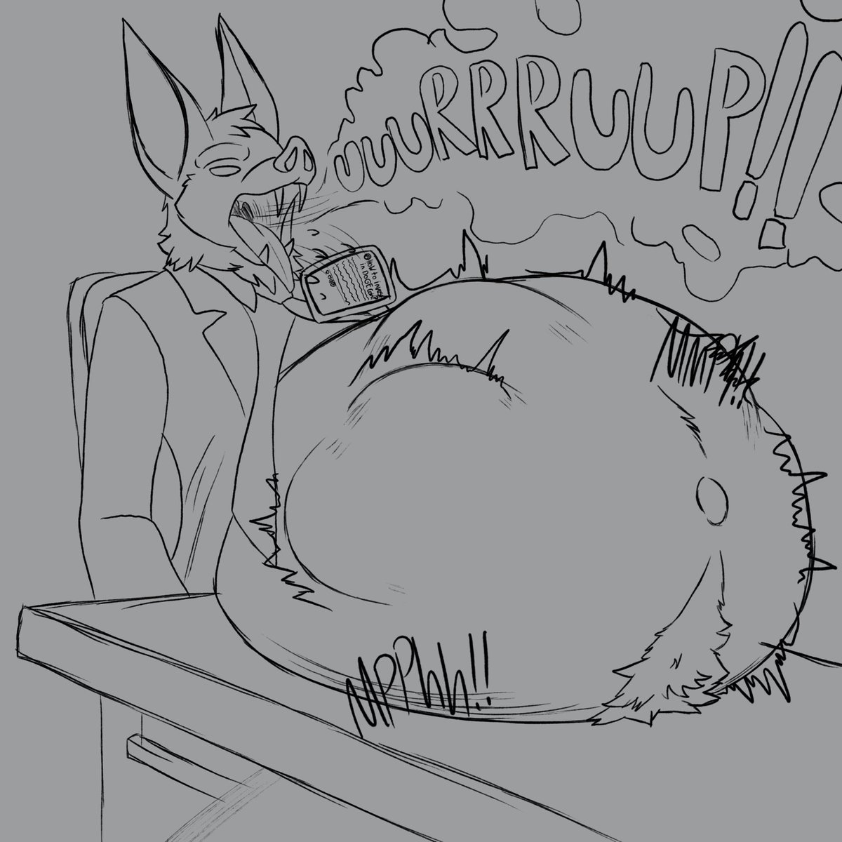 Cw: vore
HE ATE THE REST OF THE TWINKS 😨