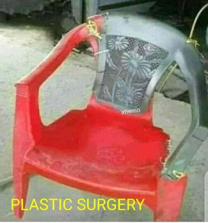 PAmeble93647's tweet photo. Plastic surgery. https://t.co/AVr8pU0Sey