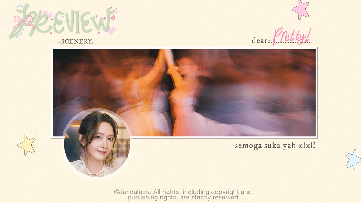 mohon bantuannya repost yaa🌷 thanks!

disini aku ada layout Yoona edisi single terbarunya⭐️
moodie - 4500
scenery - 3000
bisa add subtext atau nick ava🍀
sudah otomatis dapat ava jpng🤍

bisa ketuk ketuk dm ku yaa, tolong juga mt aftie dm. kalau inrush boleh teleee🫡

#zonauang