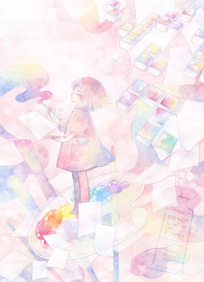 #伸びた伸びないは置いといて2025年自身が思う力作

✵彩るは悠久✵
透明水彩 / watercolor