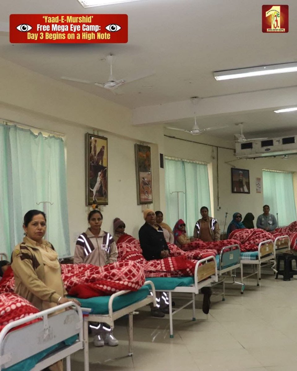 humanityworkers's tweet photo. Can a camp change someone's life..?
Yes-when it relieves their pain and brings back the colors in their life.
Carrying forward this spirit of humanity DSS have completed 2 days of 34th Free Mega Eye Camp with inspiration of Saint MSG.
#MissionVision2025 #3rdDayOfFreeEyeCamp https://t.co/MCogUW9WN5