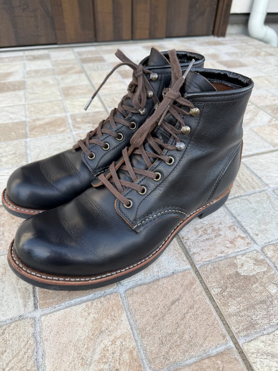 hero0408hero's tweet photo. ブラックスミスもかなり履き心地良い！
来年はベックマンのブラックチェリーを見に行きたいな(°▽°) https://t.co/YDOvXxSVeU