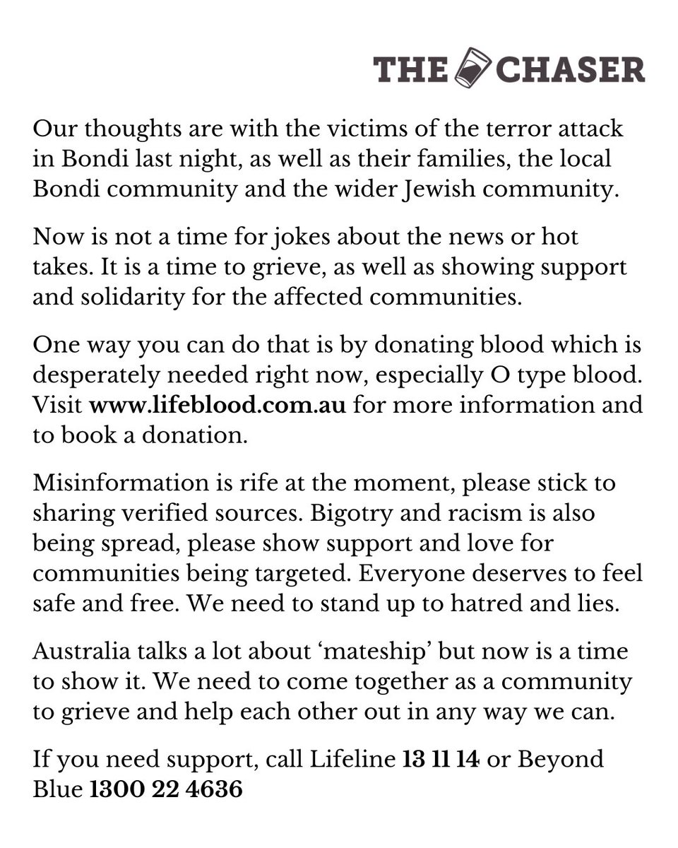 The Chaser tweet media