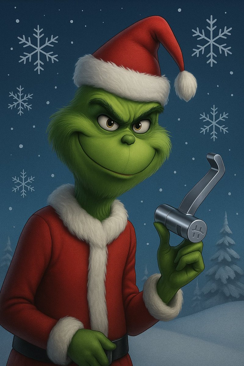 HO HO HO... or should I say, GO GO GO! 

This holiday season, even the Grinch is getting naughty and upgrading his Whoville heist gear with the Hoffman 4140 Super Safety Full Kit from BSSquirts.store!

You know that grumpy green bastard hates Christmas joy... but he loves