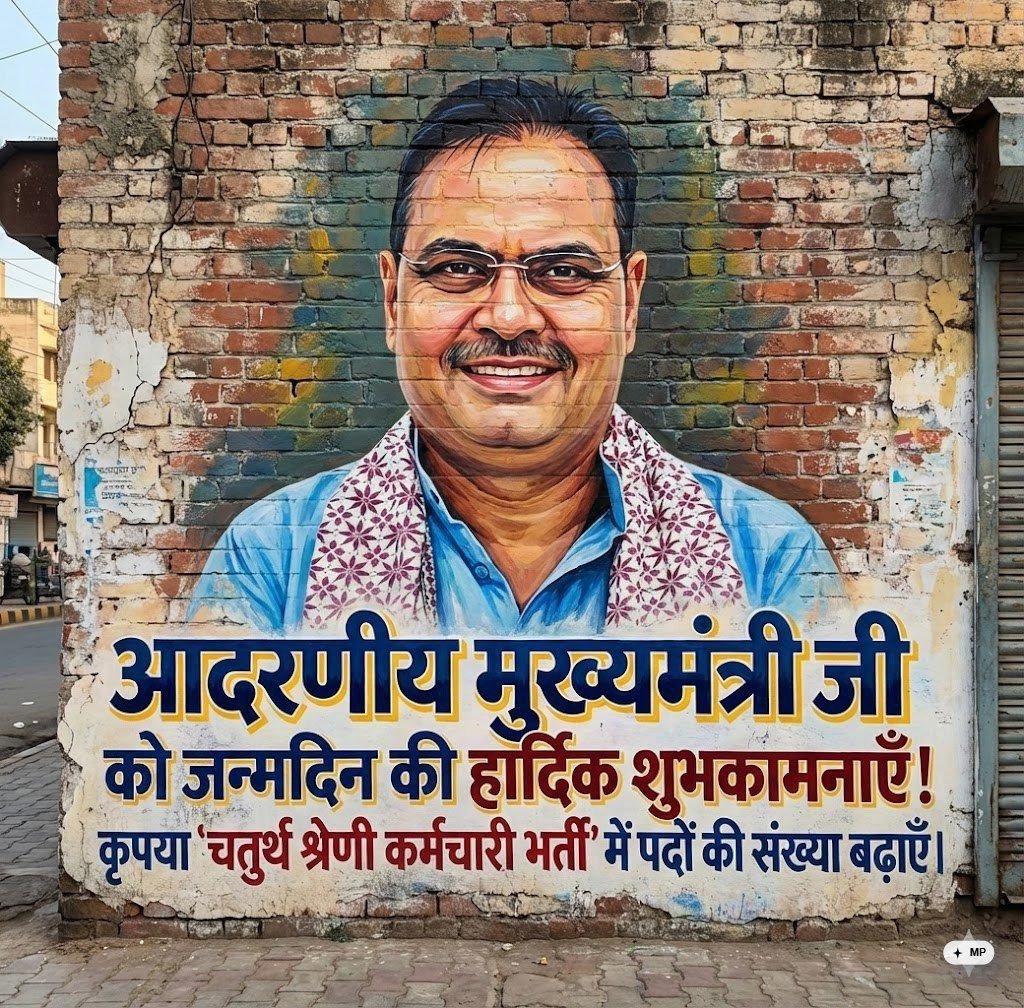 माननीय मुख्यमंत्री श्री @bhajanlalbjp  जी के जन्मदिन पर
लाखों बेरोज़गार युवाओं को आपसे बड़ी उम्मीद है।
सर, चतुर्थ श्रेणी भर्ती में पद बढ़ाकर युवाओं को सबसे बड़ा तोहफ़ा दीजिए 🙏
#CMsir_चतुर्थ_श्रेणी_पद_बढ़ाओ
#चतुर्थ_श्रेणी_पद_70K_करो 
#चतुर्थ_श्रेणी_पद_बढ़ाओ 
#HappyBirthdayCM