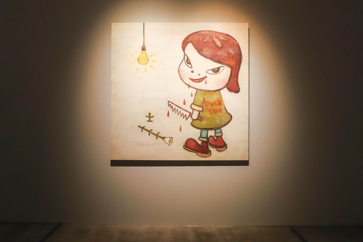 日本の画家、奈良美智さんが2021年に行われた台湾展のために描き下ろし