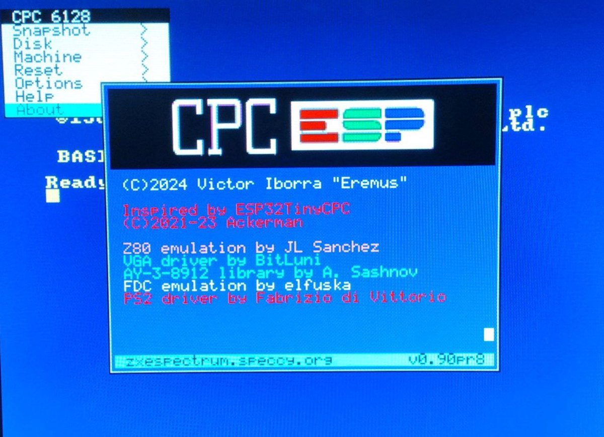 ESPectrum & CPCESP tweet media