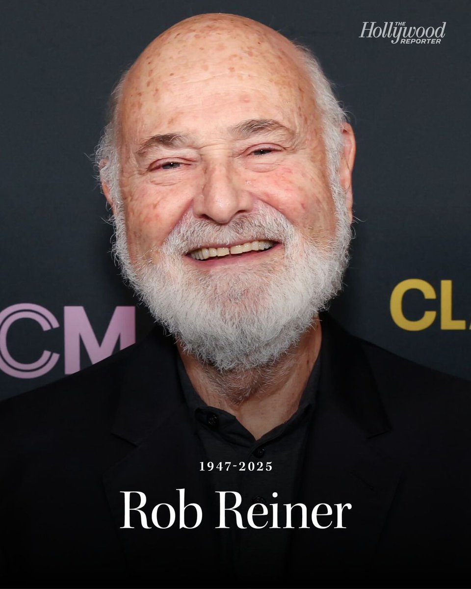 THR's tweet image. Rob Reiner, who directed such beloved Hollywood classics as 'This Is Spinal Tap,' 'Stand by Me' and 'When Harry Met Sally' after starring in the trailblazing sitcom 'All in the Family,' died Sunday along with his wife, Michele, in their Brentwood home. More on his life and…