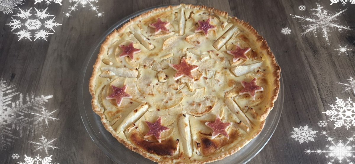 Tarte pomme/poire à  la frangipane  toc-cuisine.fr/2025/12/tarte-… #4 - Recettes Desserts Gateaux via <a href="/TocCuisine/">toc-cuisine</a>