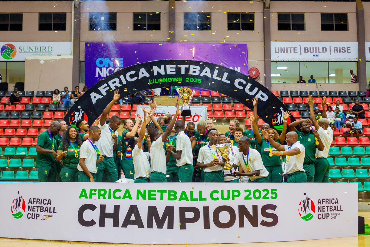 Champions of Africa — again! 🏆🇿🇦

Both the SPAR Proteas and Proteas Men stand tall as continental champions.

Women: 🇿🇦🥇🇺🇬🥈🇿🇼🥉
Men: 🇿🇦🥇🇿🇼🥈🇸🇿🥉

#SPARProteas #WeAreAllIn #SAMensNetball #AfricaNetballCup #UniteBuildRise