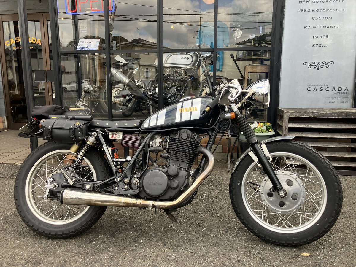 CASCADASR's tweet image. オイル交換、ありがとうございました😊
#sr400 #カスカーダ #北九州 #motul